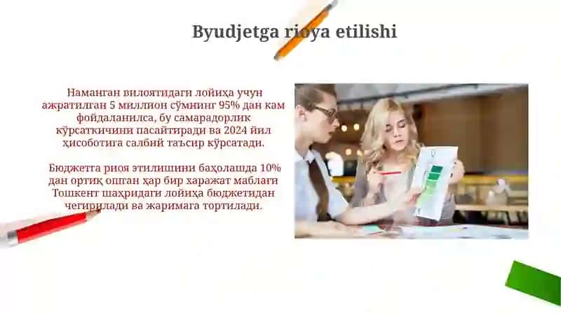Loyiha uchun baholash mezonlari 3
