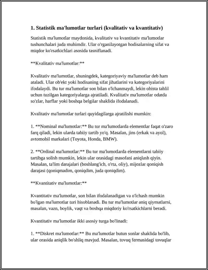 MATEMATIK STATISTIKA ELEMENTLAR 3