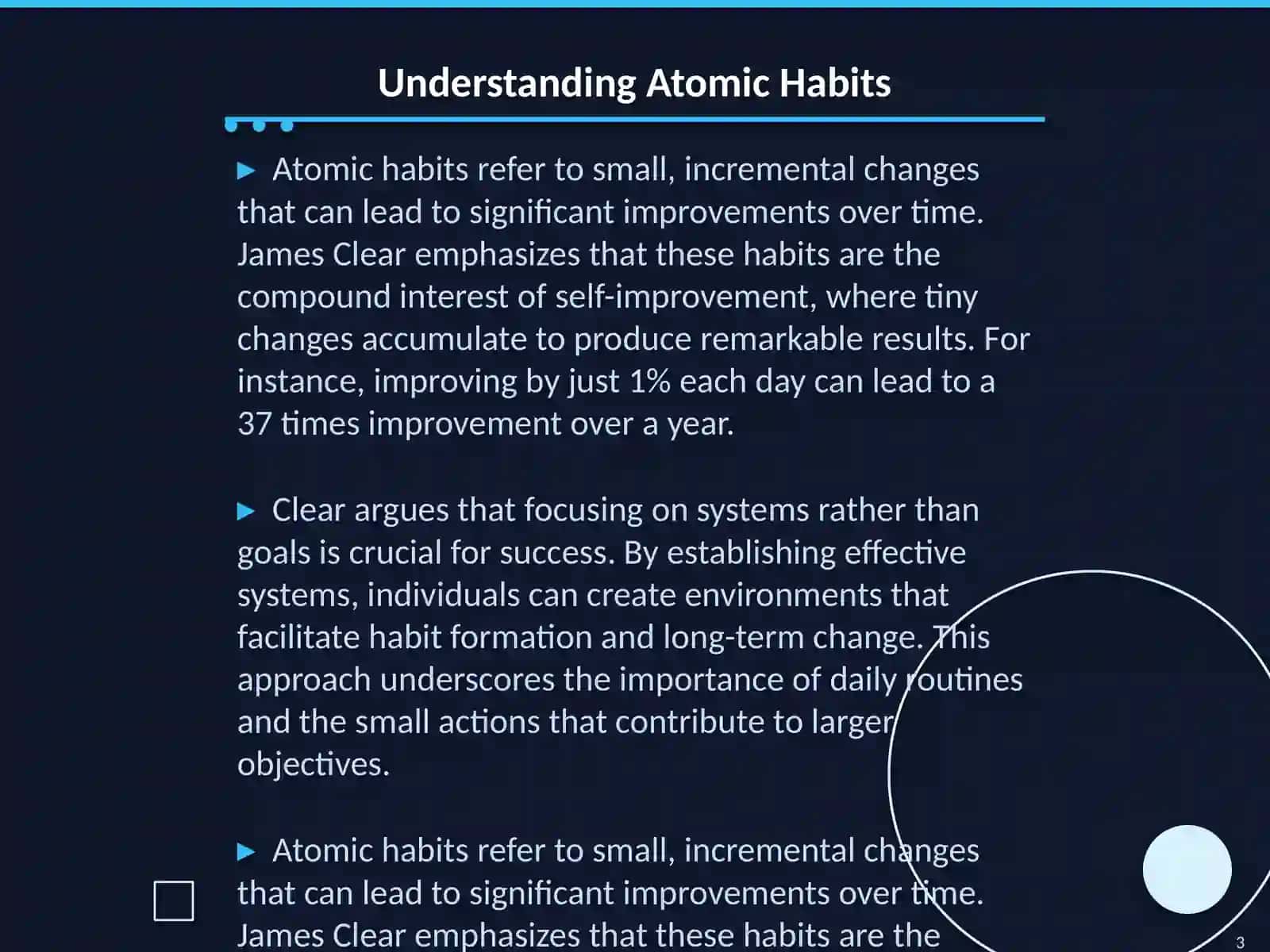 Atom habits book by James Clear 3