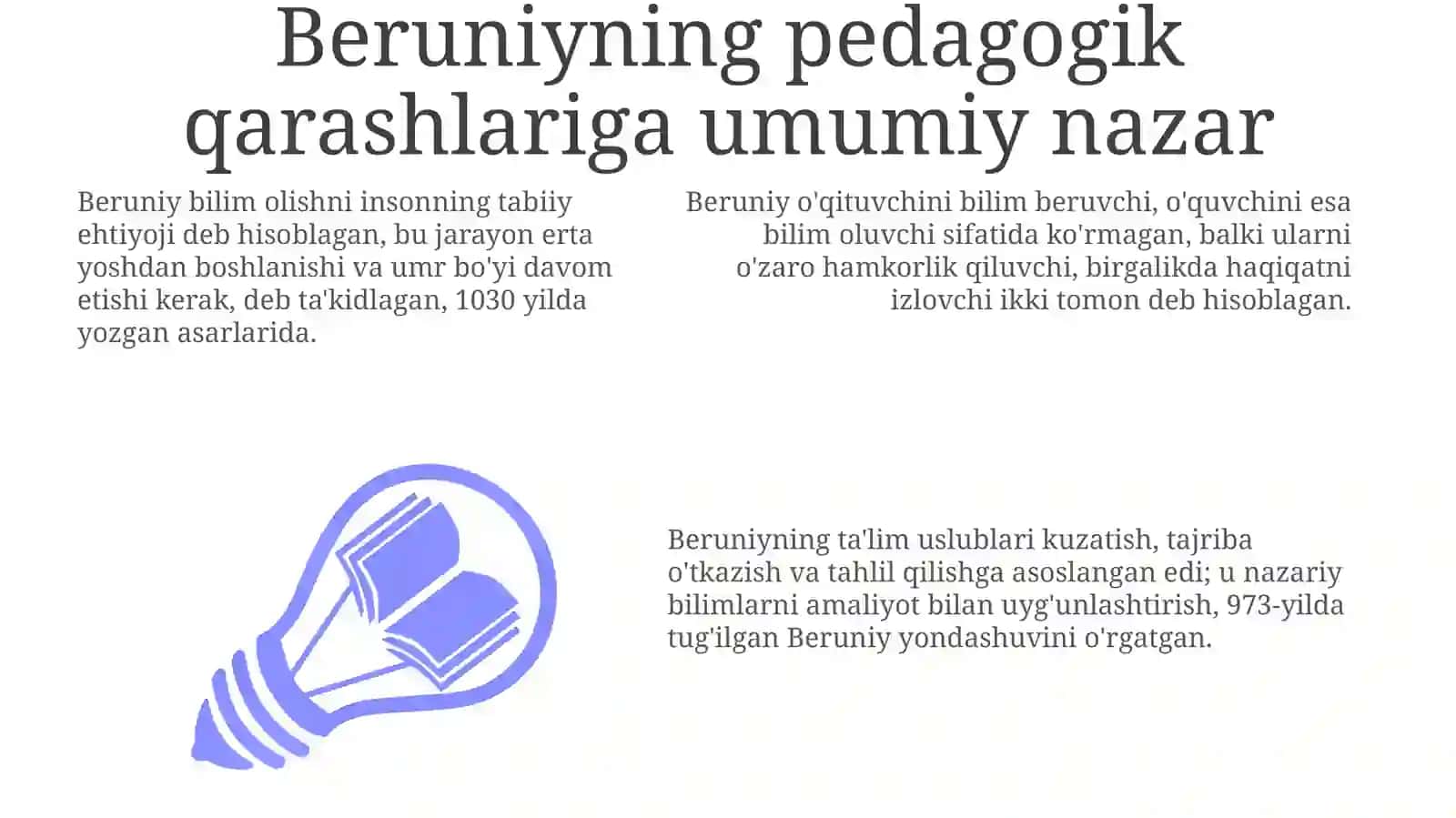 Beruniyning pedagogik qarashlari 3