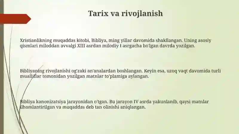 Xristianlik dini muqaddas kitobi 3