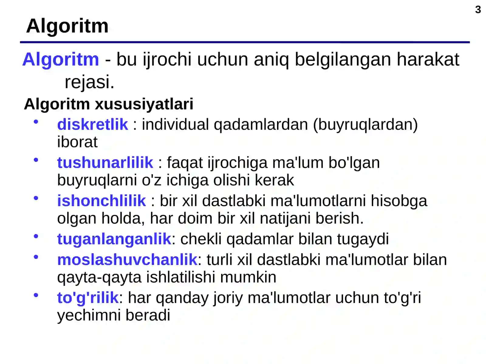 Algoritm 3