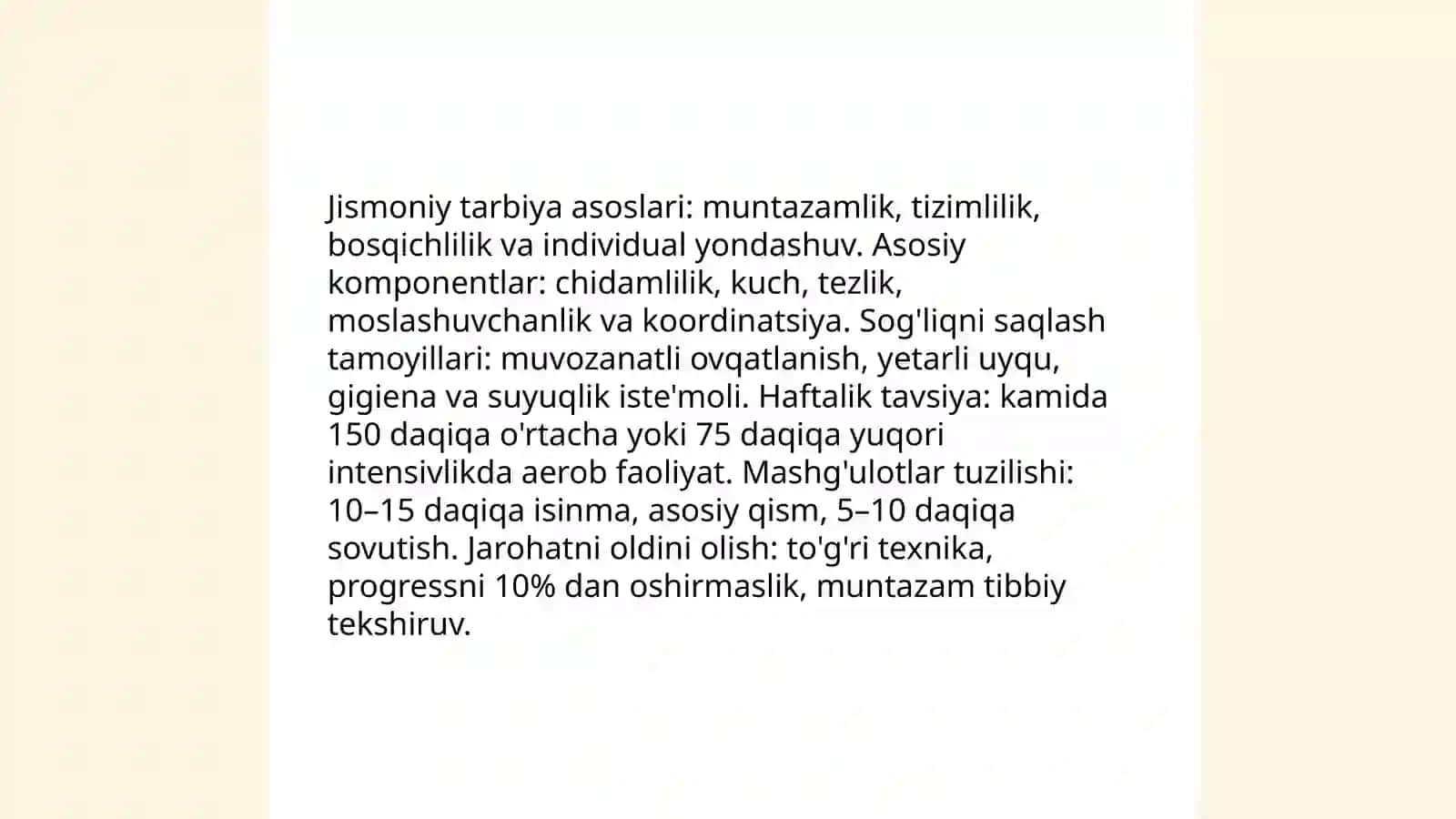 Jismoniy va estetik tarbiya 3