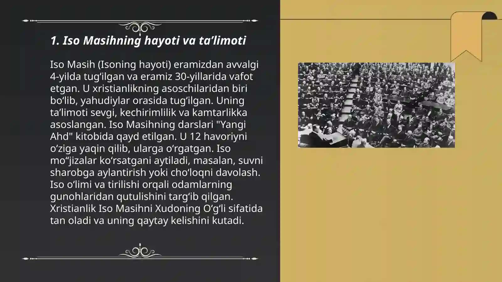 Xristianlik taʼlimoti va tarixi 3