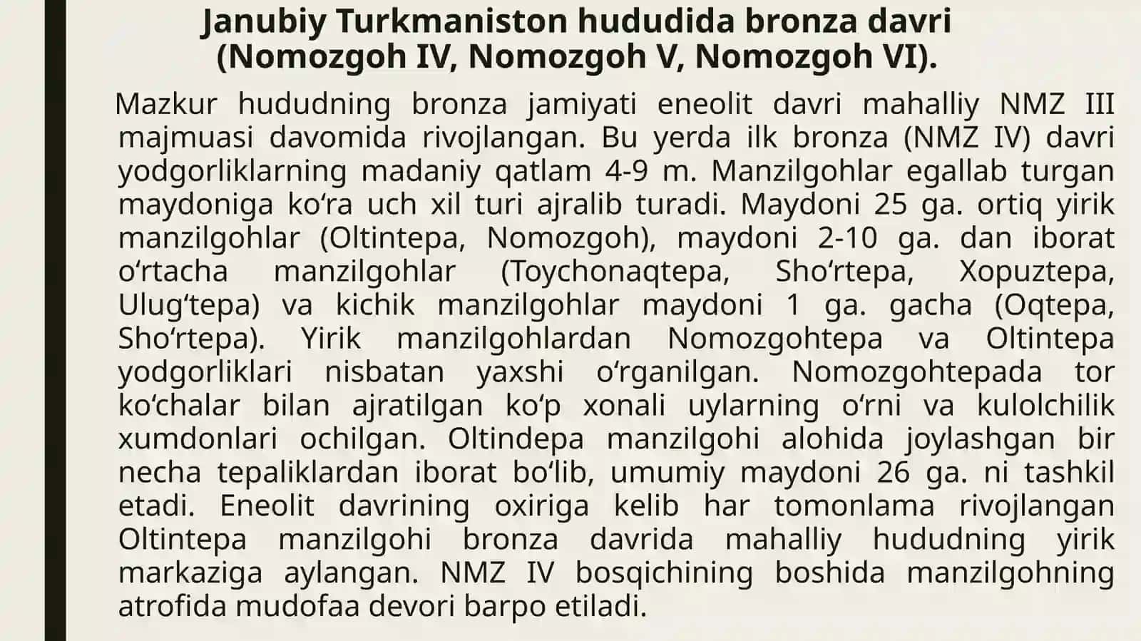 Janubiy Turkmaniston va u Tojikiston bronza davri madaniyatida 3