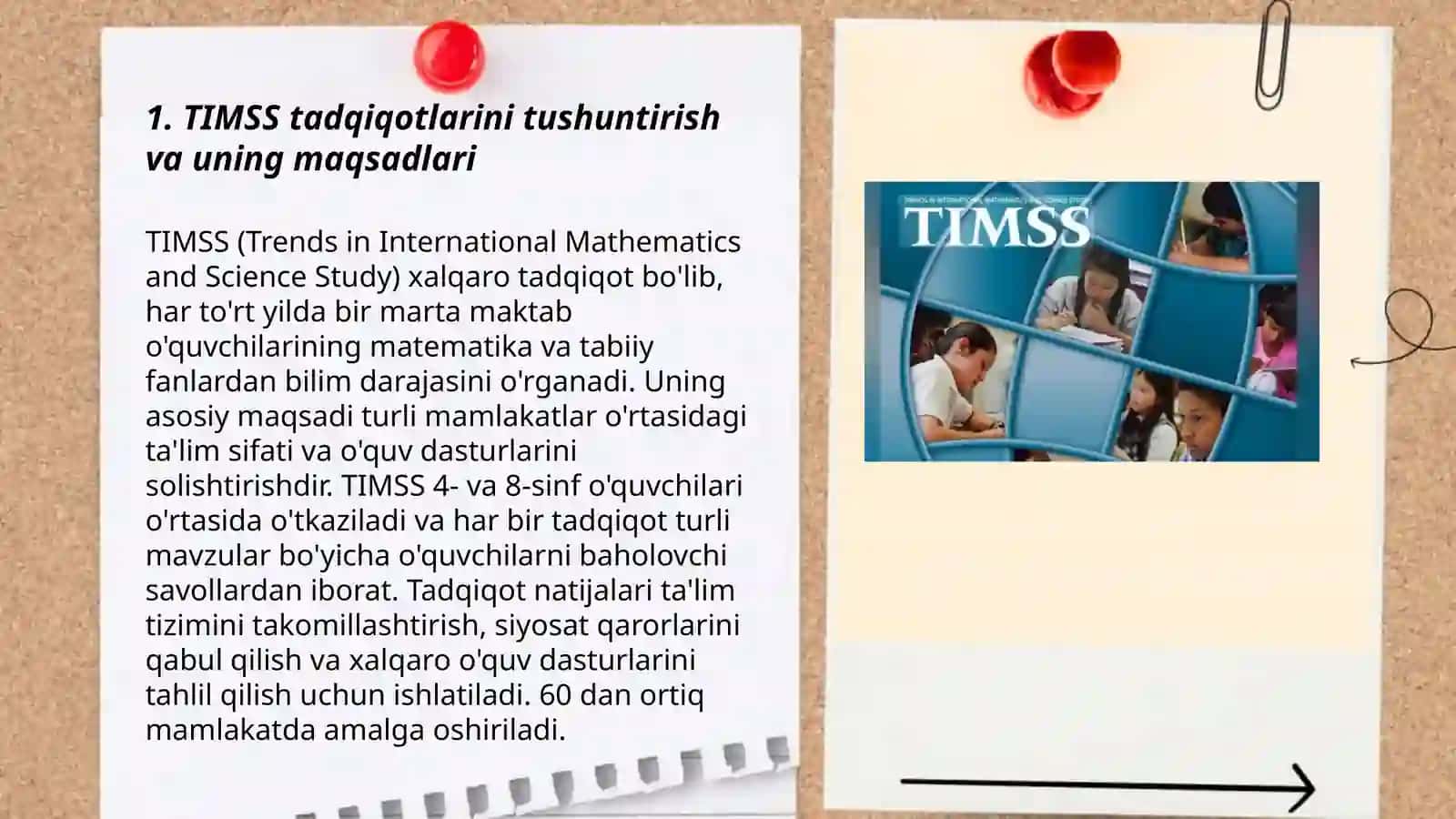 TIMSS bòyicha xalqaro tadtiqotlari monitoringini tahlil qilish 3
