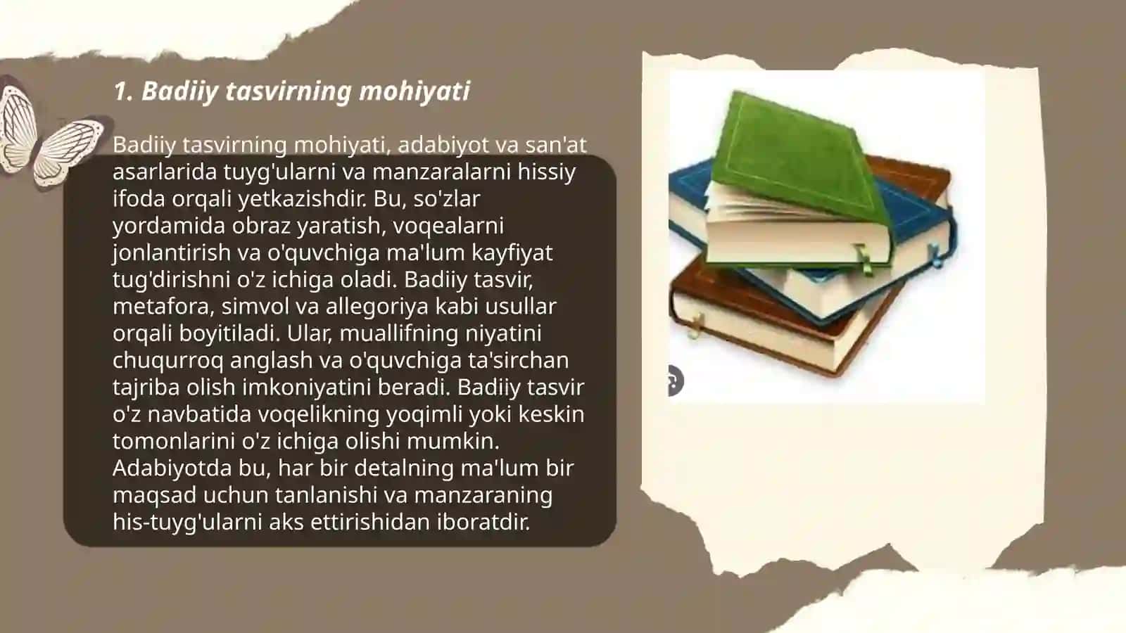 Badiiylik - adabiyotning asosiy xususiyati 3
