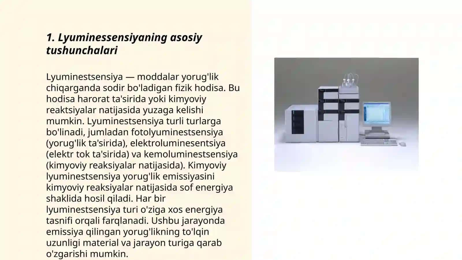 Lyuminessensiya va lyuminessent analiz 3