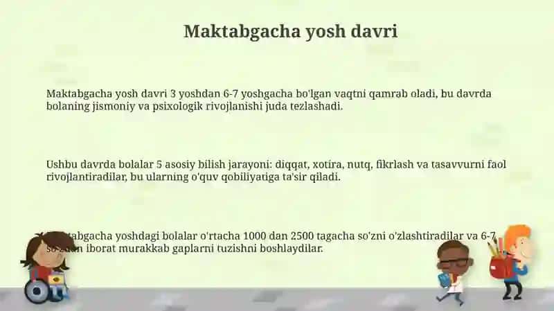 Maktabgacha yosh davri 3