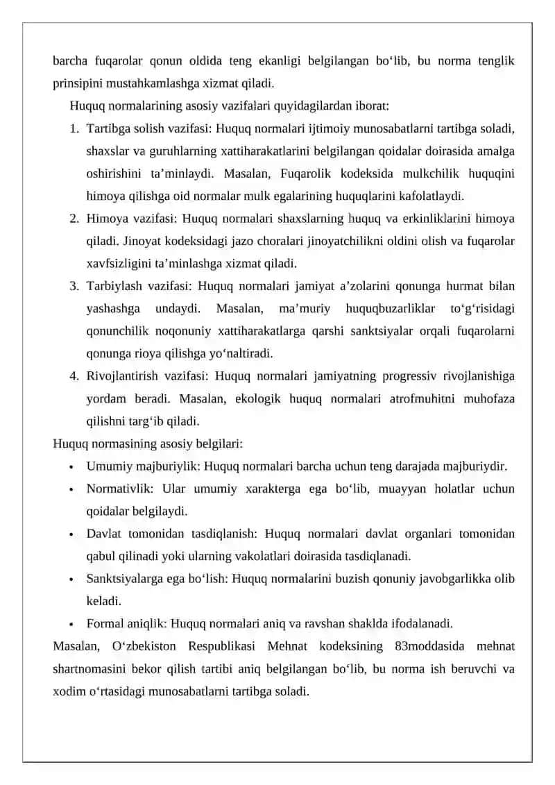 Huquq normalarini tasniflash 3