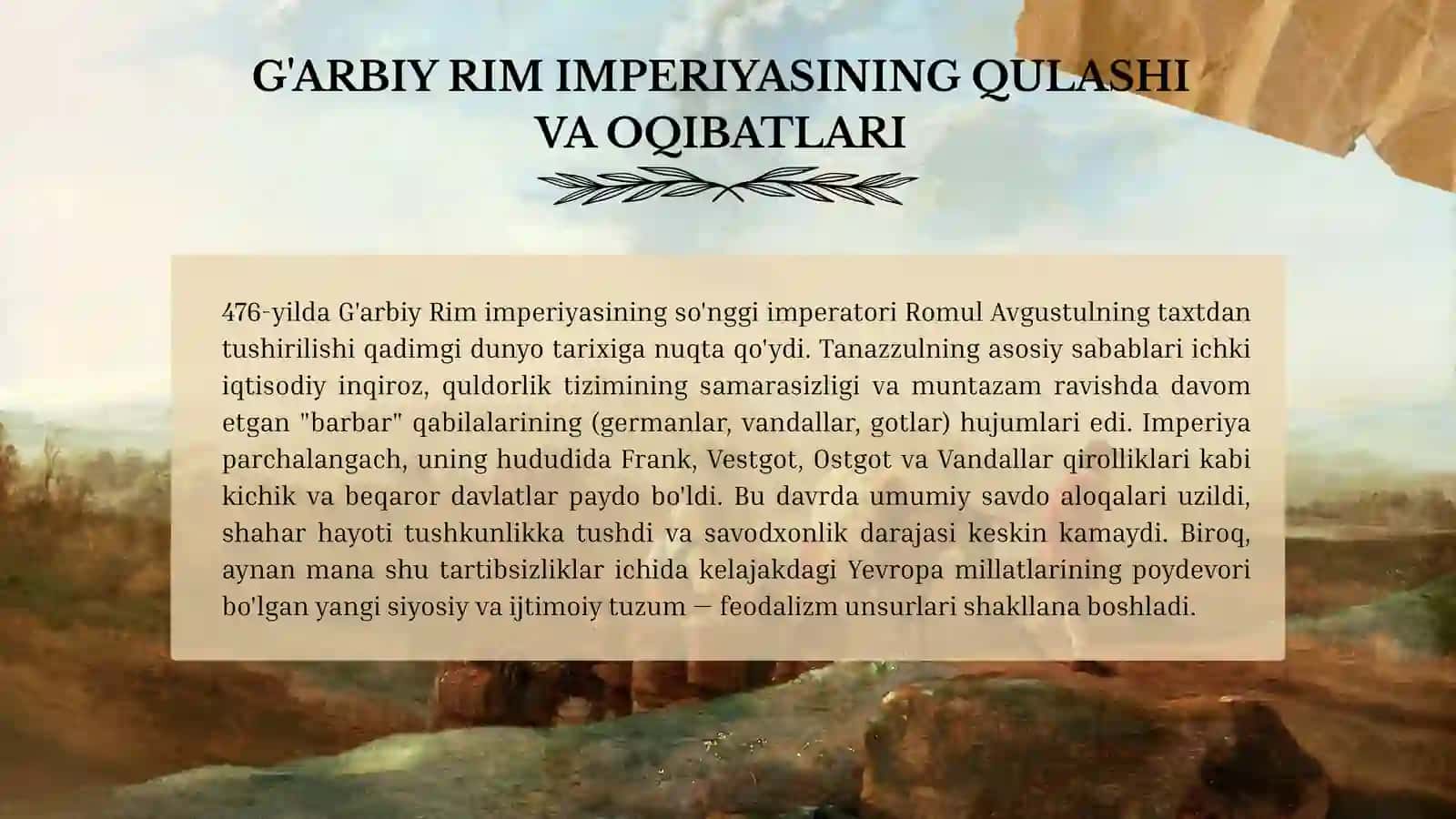 Ilk o'rta asrlar davlatlari taraqqiyoti 3