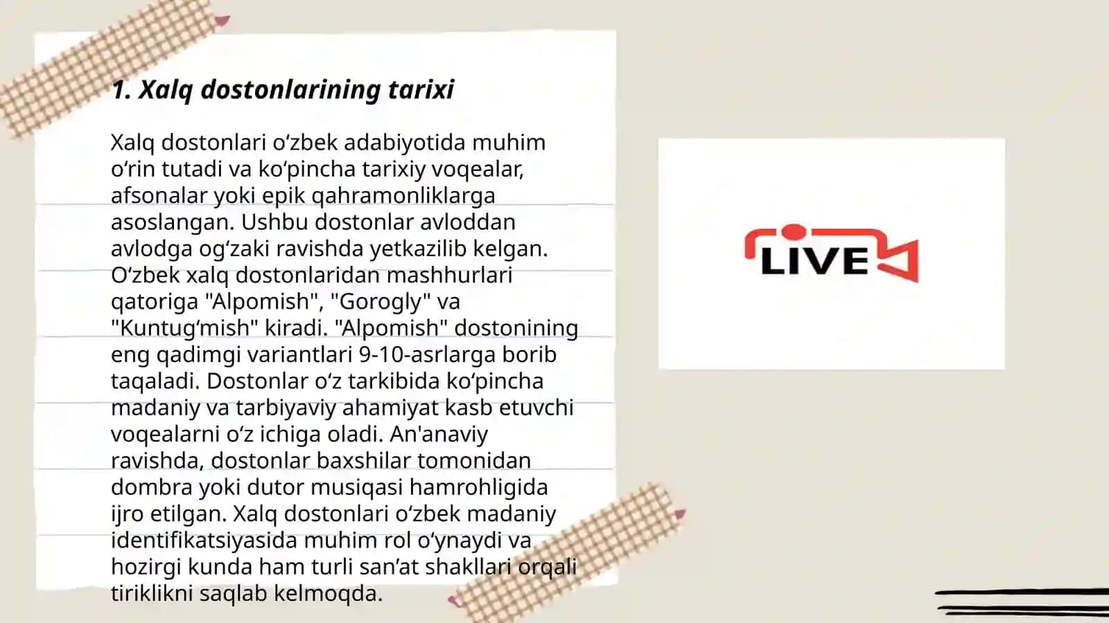 Xalq dostonlarini órgangan olimlar 3