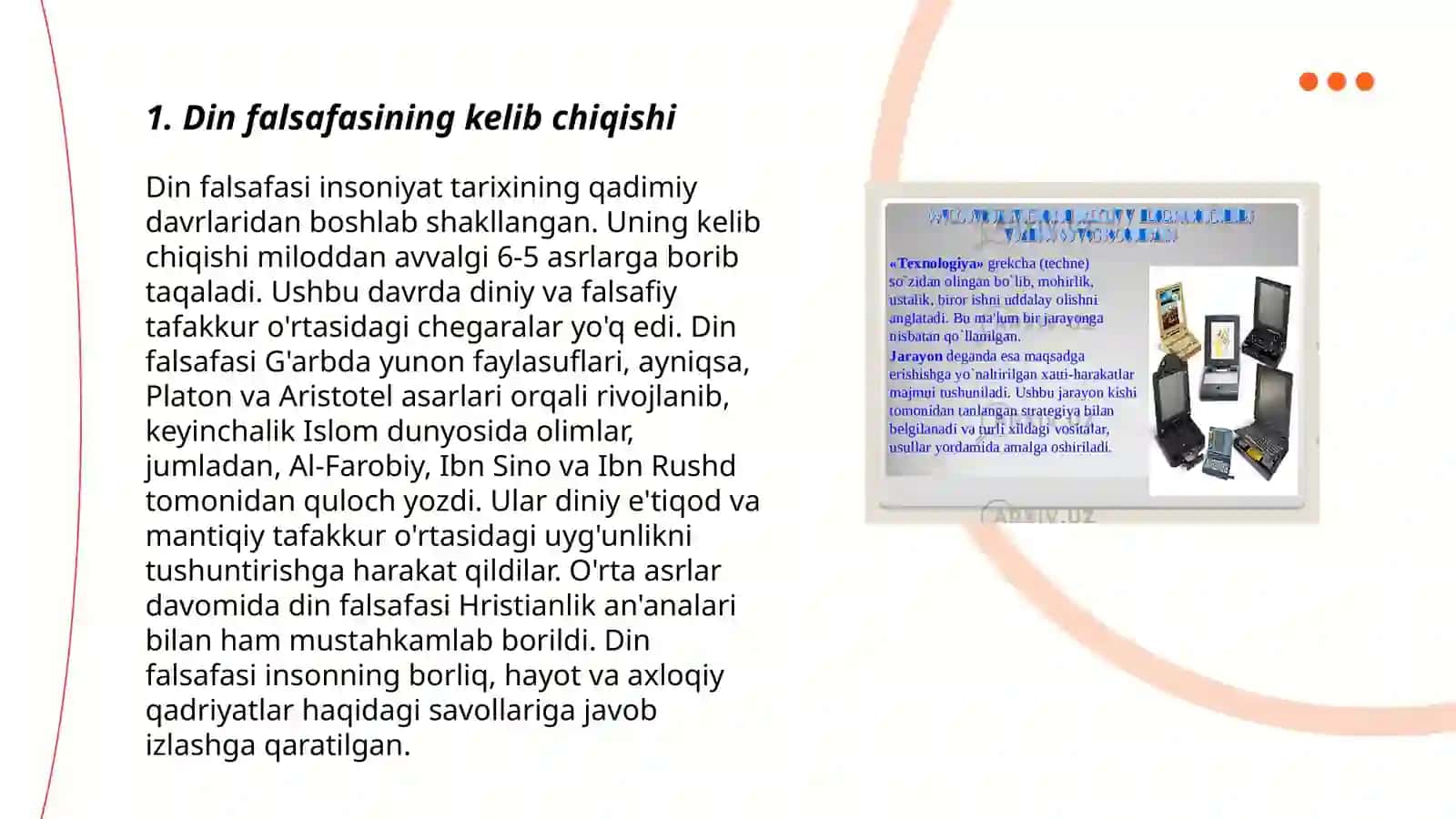 Din falsafasining shakllanish jarayoni va rivojlanish xususiyatlarining falsafiy tahlili 3