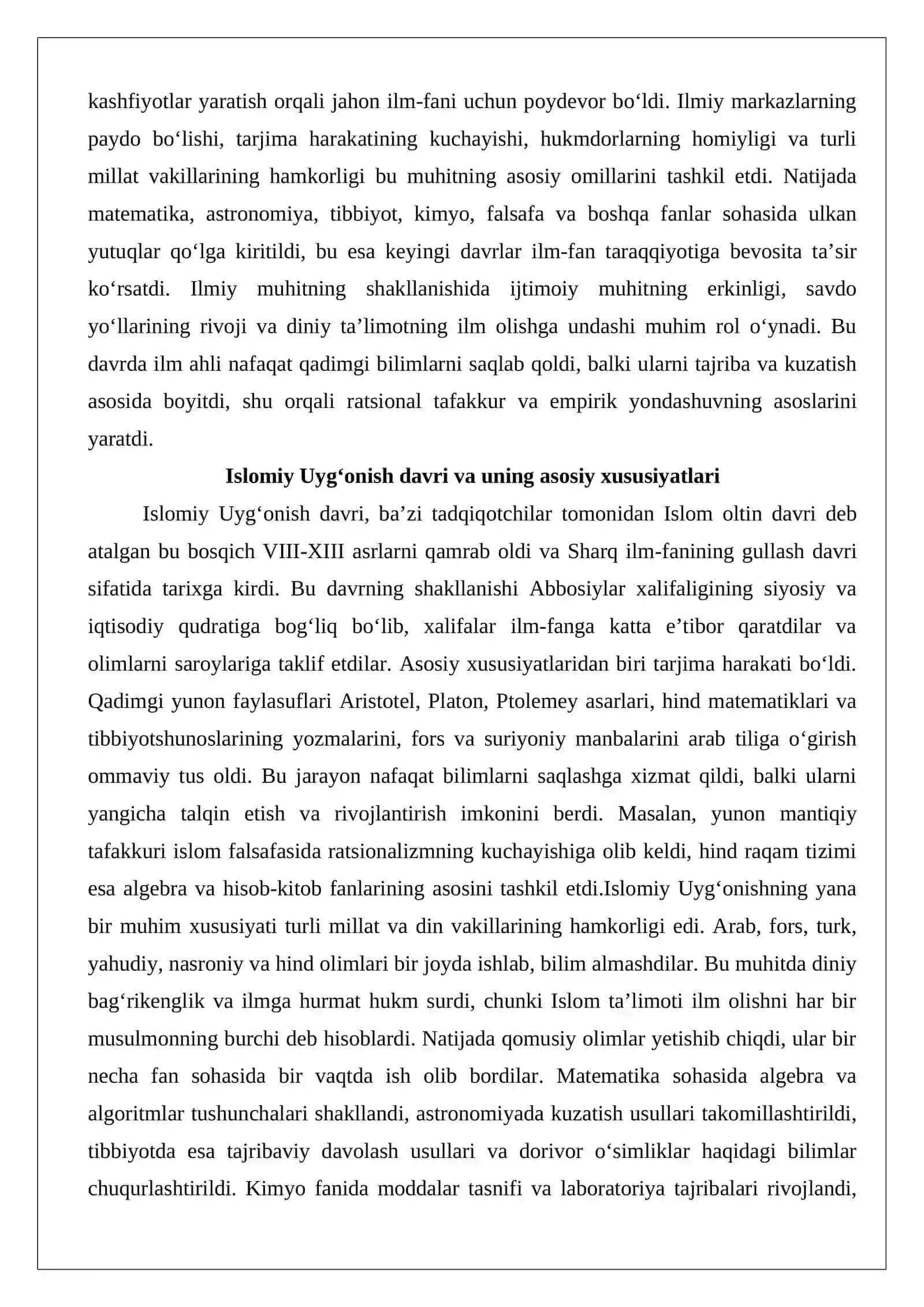 O‘rta asr Sharq allomalari ilmiy merosini o‘rganishda Ibn an-Nadimning “al-Fihrist” asari o‘rni 3