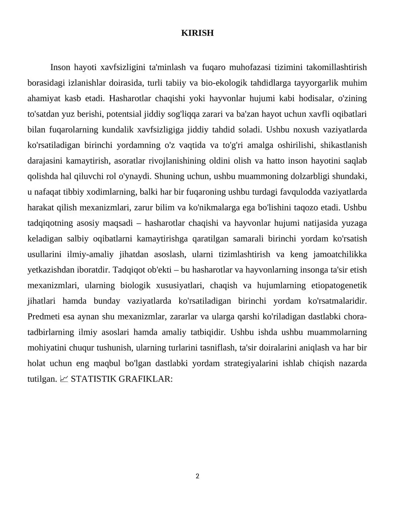 Hasharot chaqishi yoki hayvon hujumi vaqtida birinchi yordam 3
