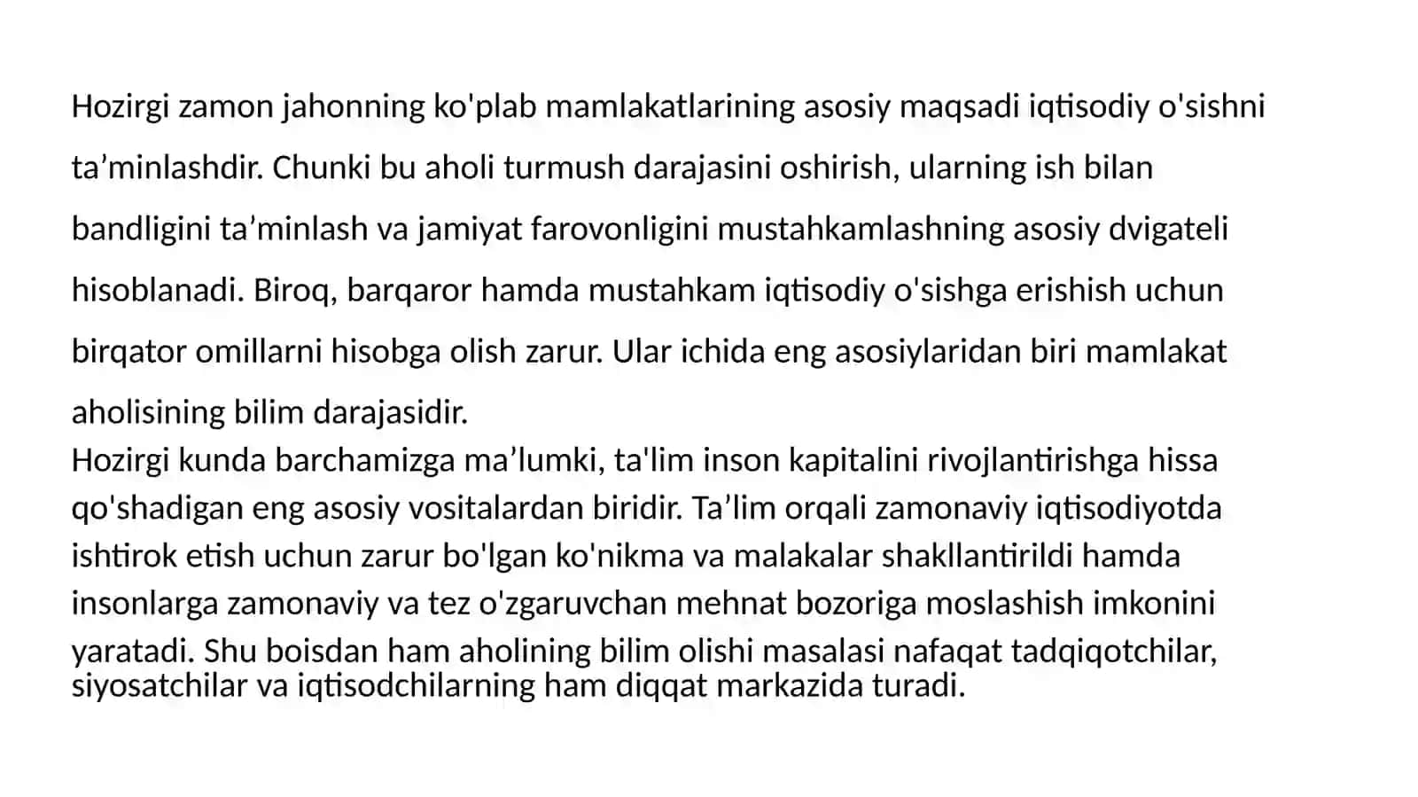 Ijtimoiy iqtisodiyotda ta’lim tizimi 3