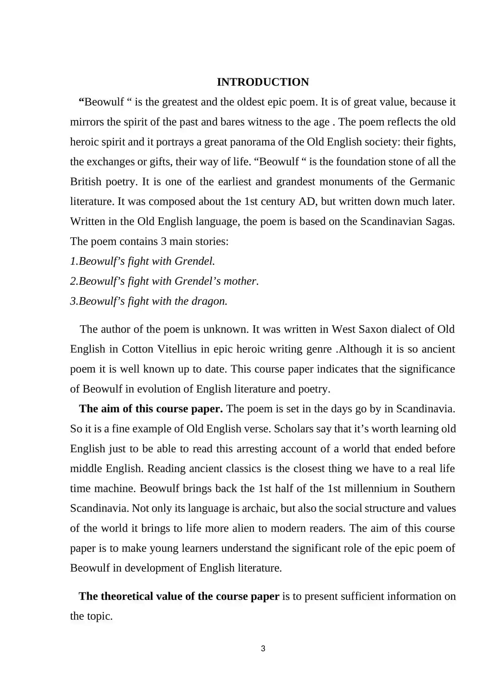 "Beowulf" theme 3