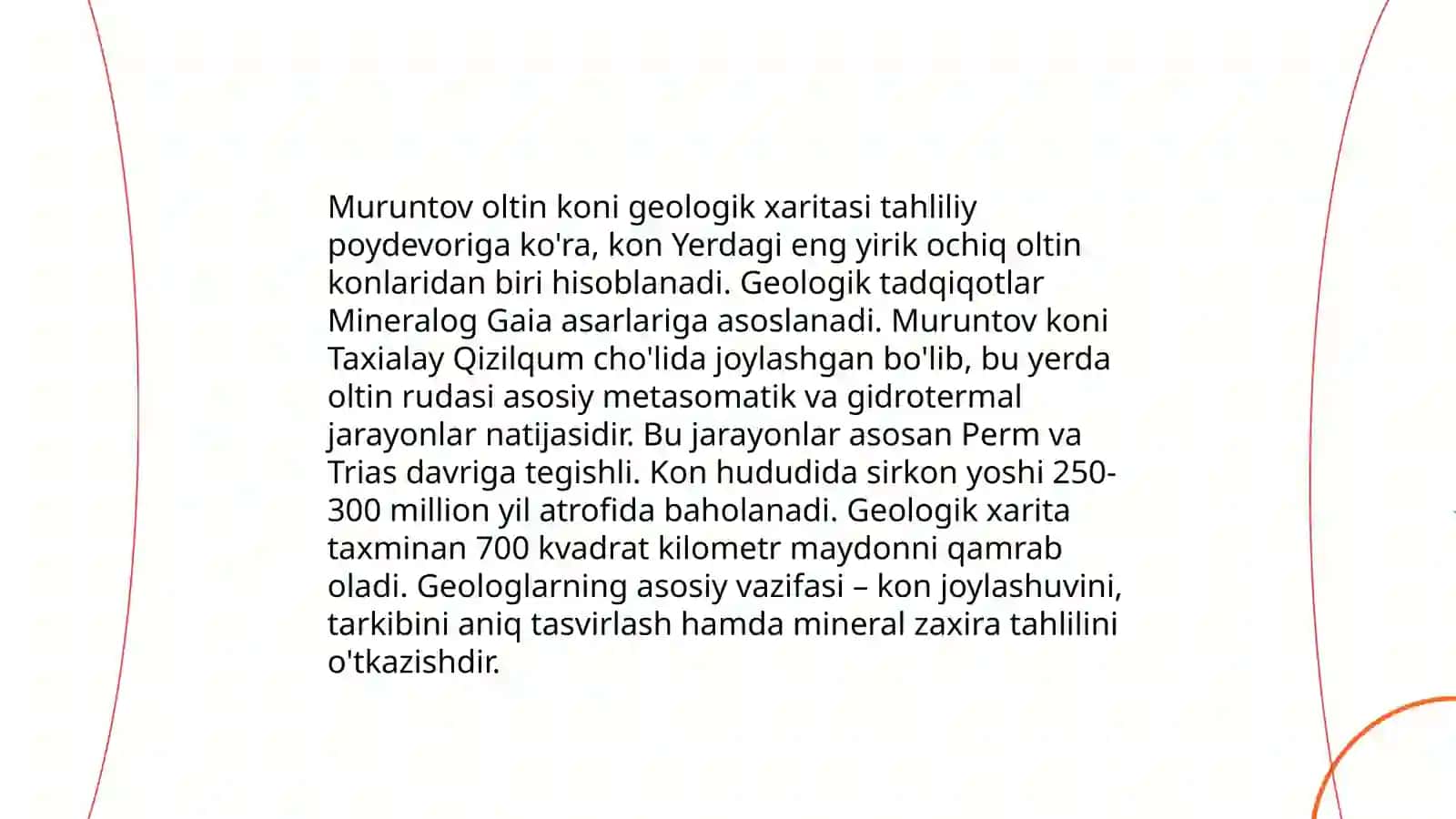 Muruntov oltin koni geologik xaritasi tahlili 3