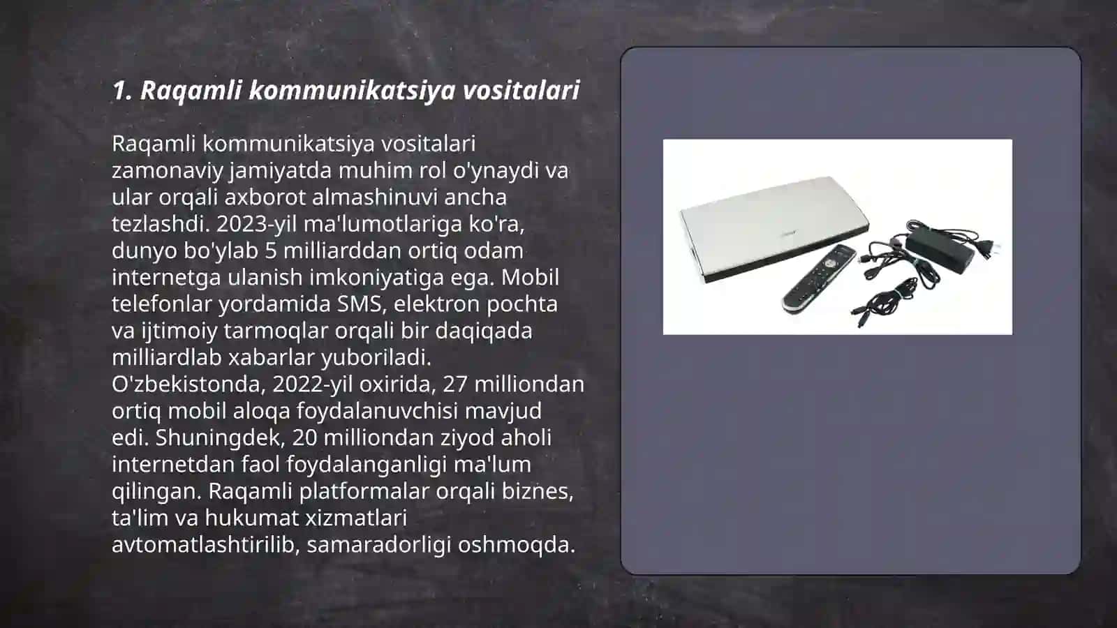 Raqamli kommunikatsiya vositalari 3