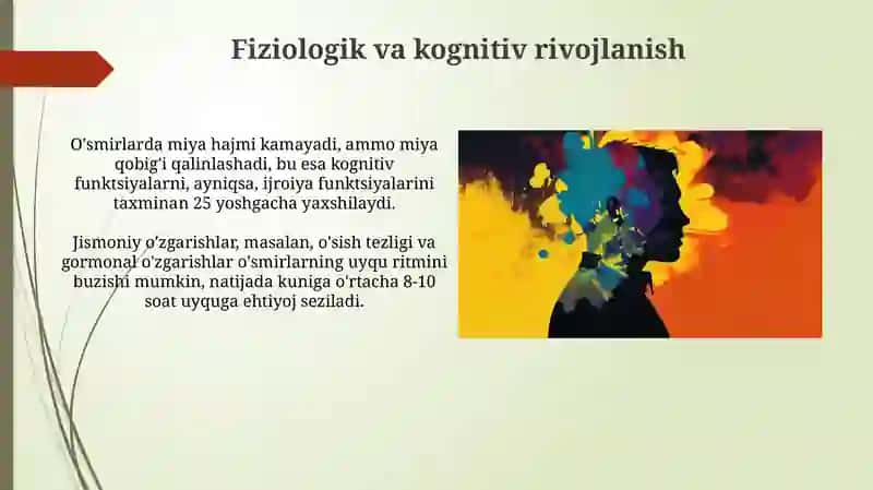 Òsmirlik va Òspirinlik Davri Psixik Xususiyatlari 3
