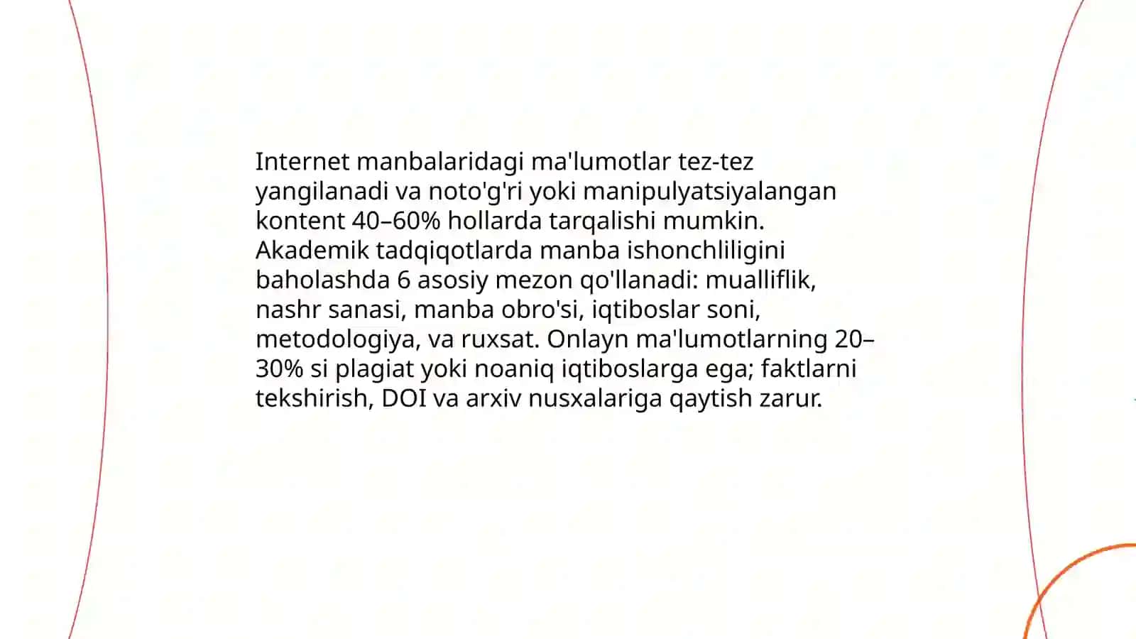 Intenet ma’lumotlaridan ilmiy tadqiqotda foydalanish muammolari 3