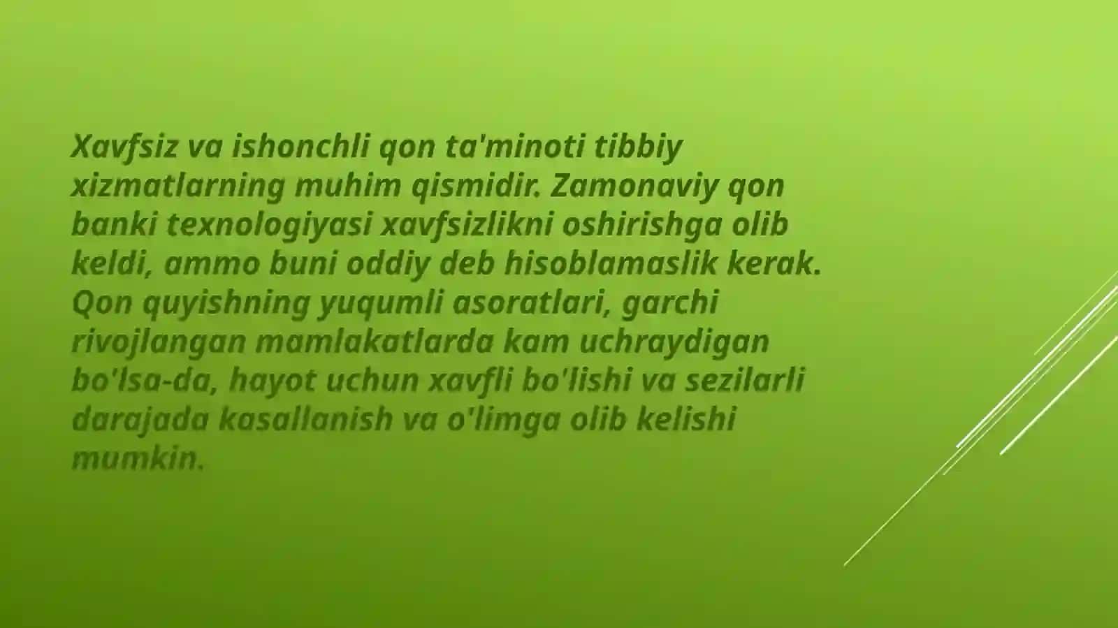 Qon quyish paytida infeksion asoratlar: sabablari, klinikasi, tashxisi va oldini olish 3