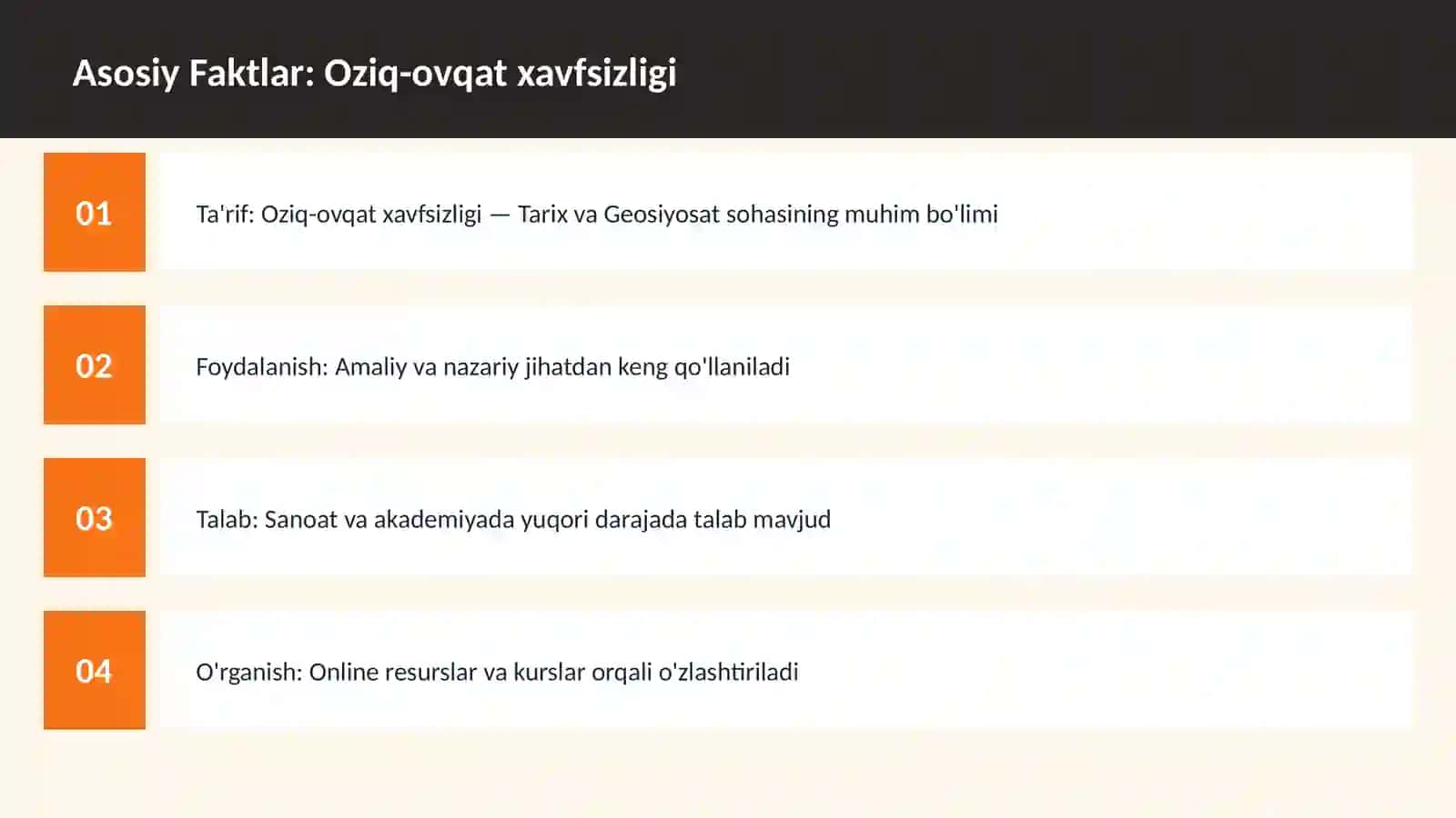 Oziq-ovqat xavfsizligi 3