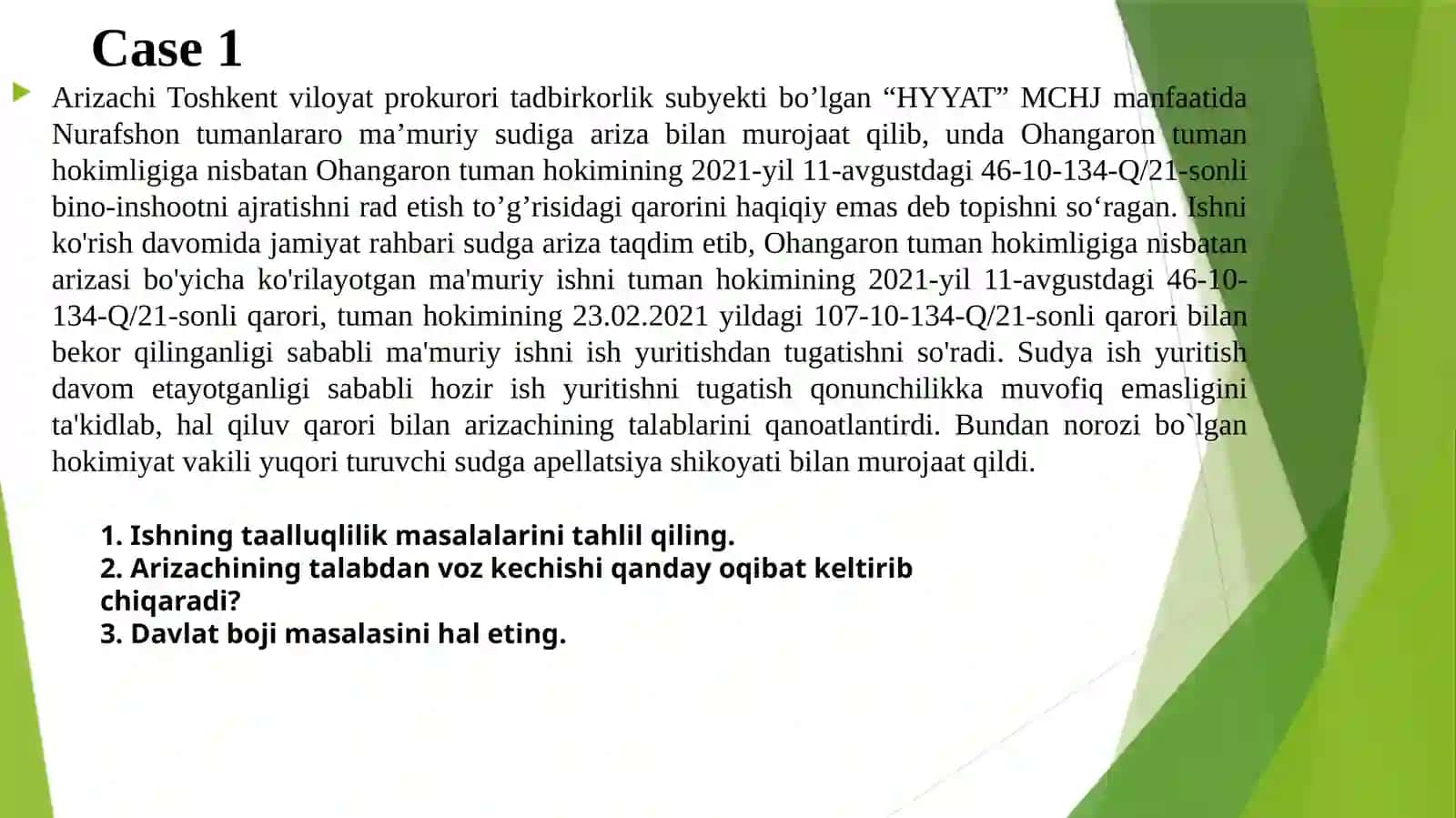 SUD XARAJATLARI 3
