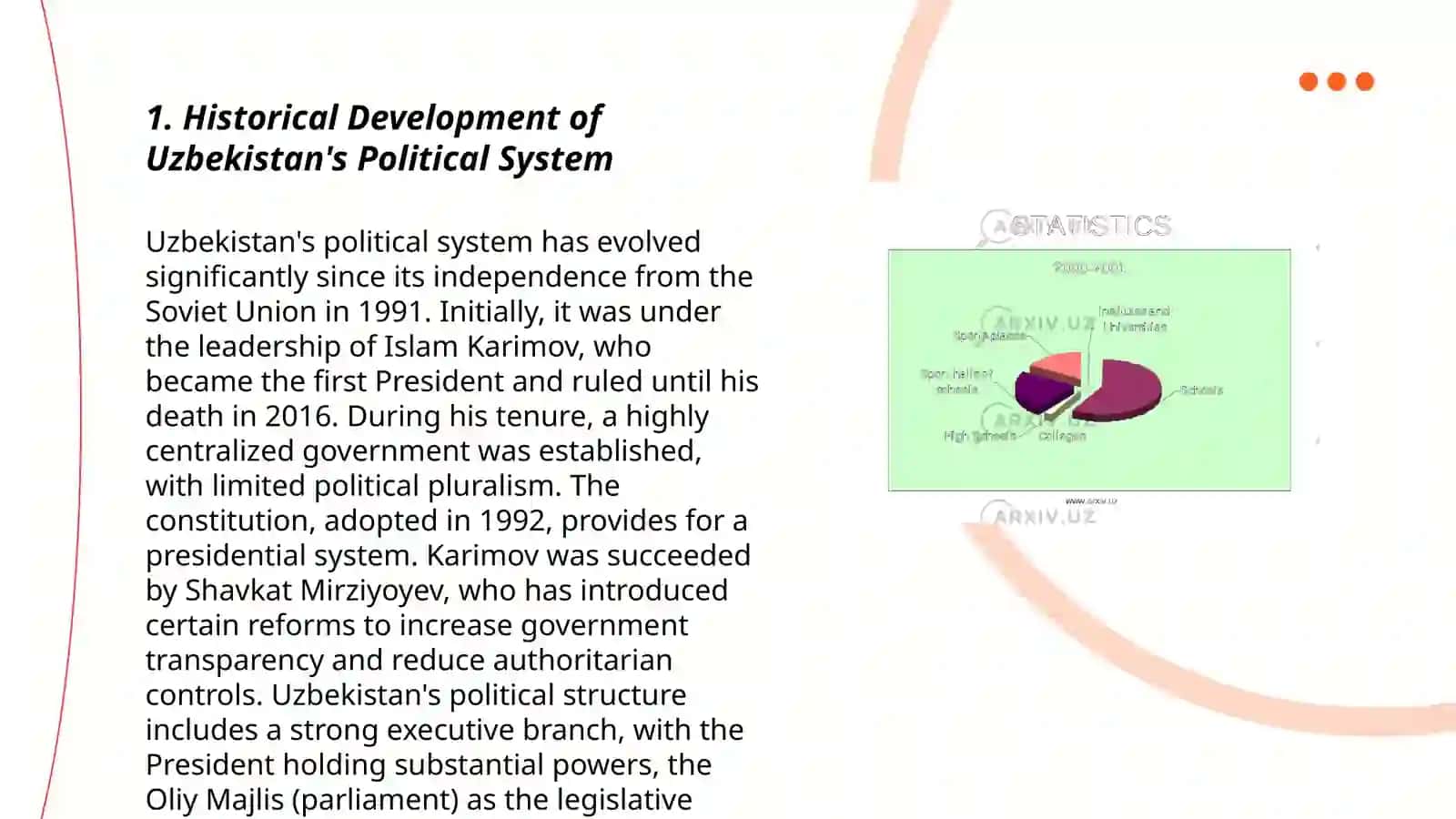 The Political System of Uzbekistan and Turkey 3