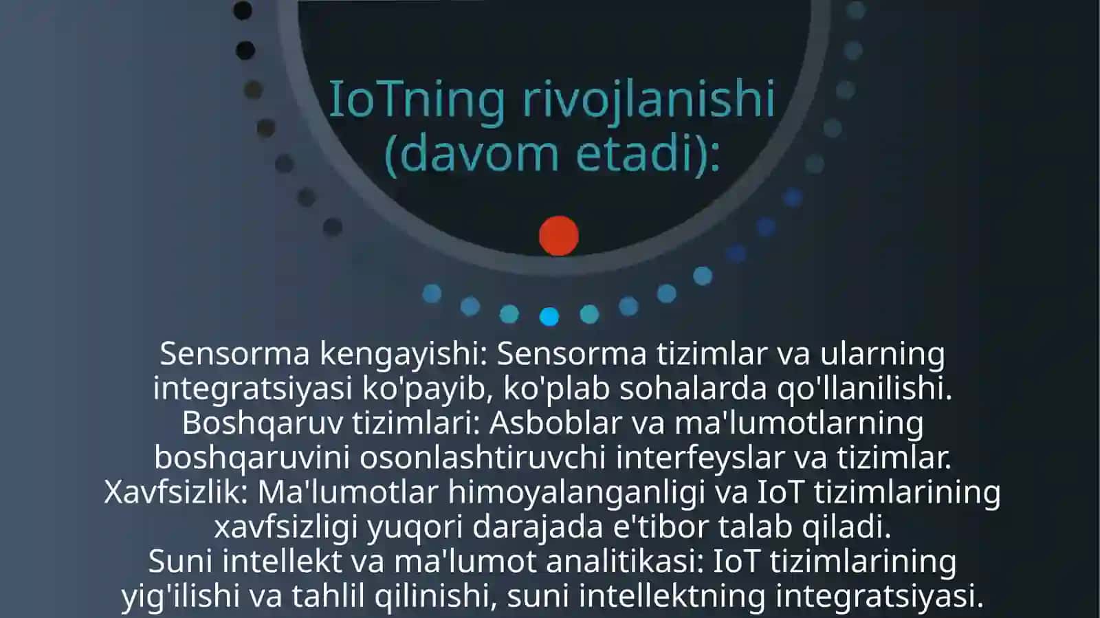 IoT texnologiyasining rivojlanish xusuiyatlari 3