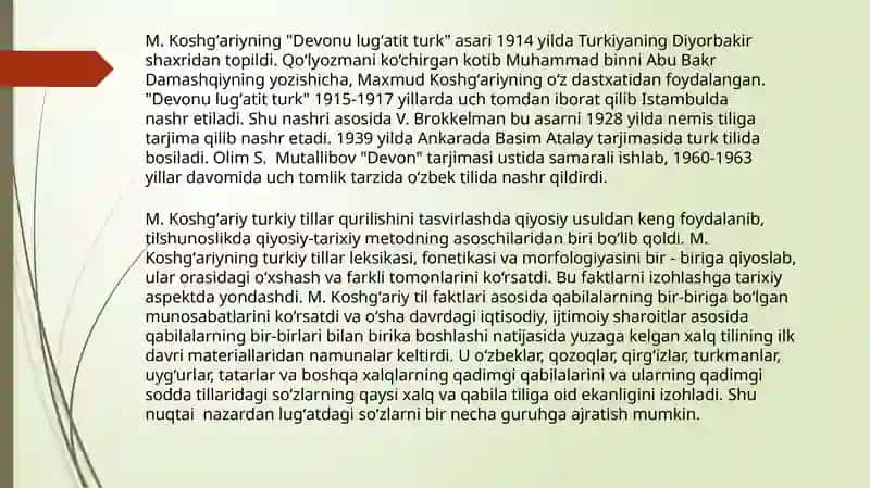 Qoraxoniylar davrida tilshunoslik 3