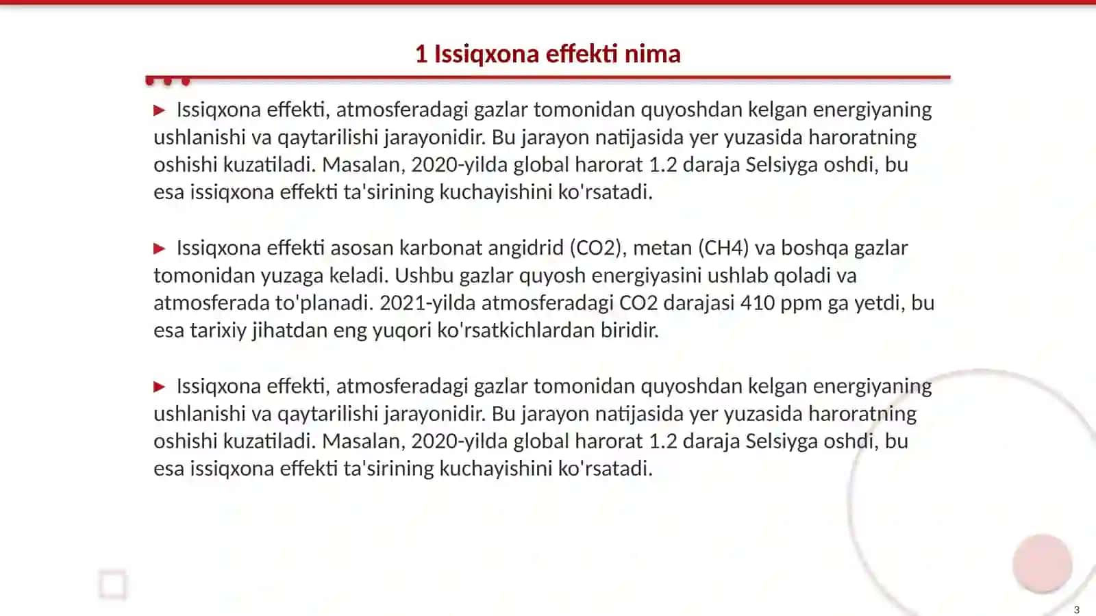 Issiqxona effekti 3