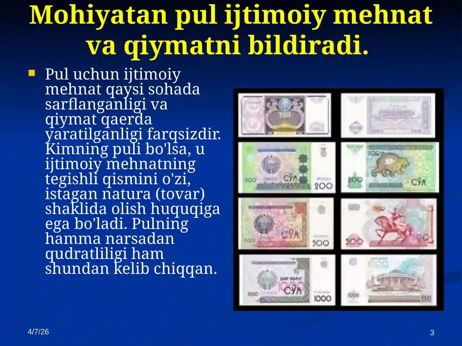 Pul-kredit tizimi davlatning pul kredit siyosati 3