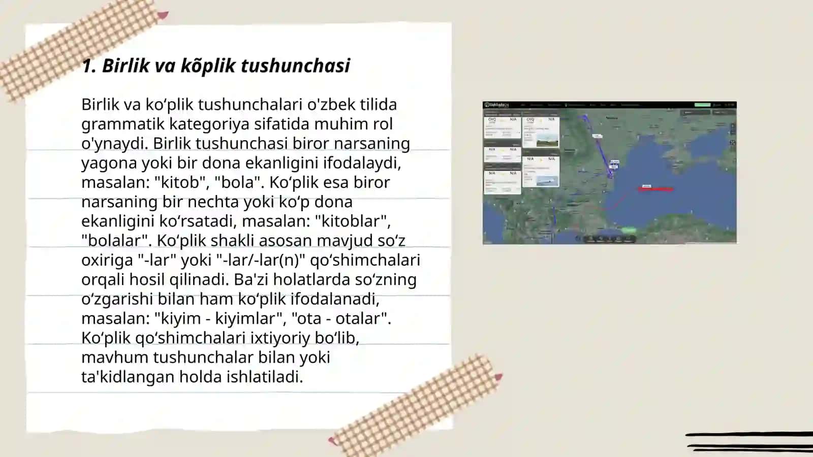Birlik va kõplikdagi otlarning farqlanishi 3