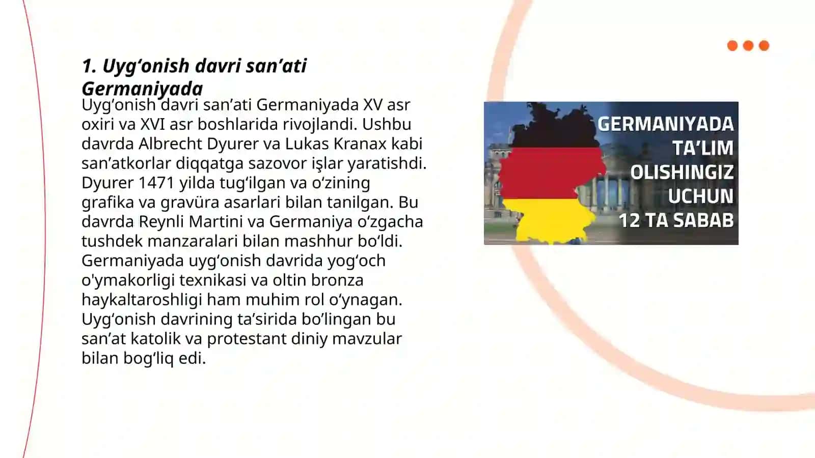 Uygʻonish davri sanʼati Germaniyada 3