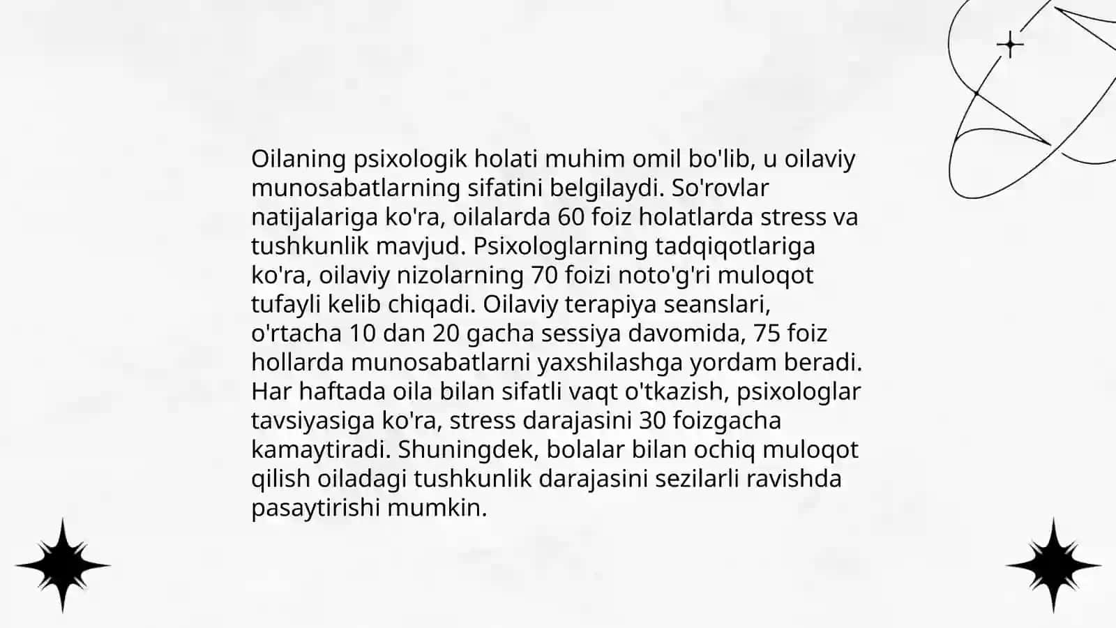 Oilaning relaksatsiya va feliotsitologik funksiyalari 3