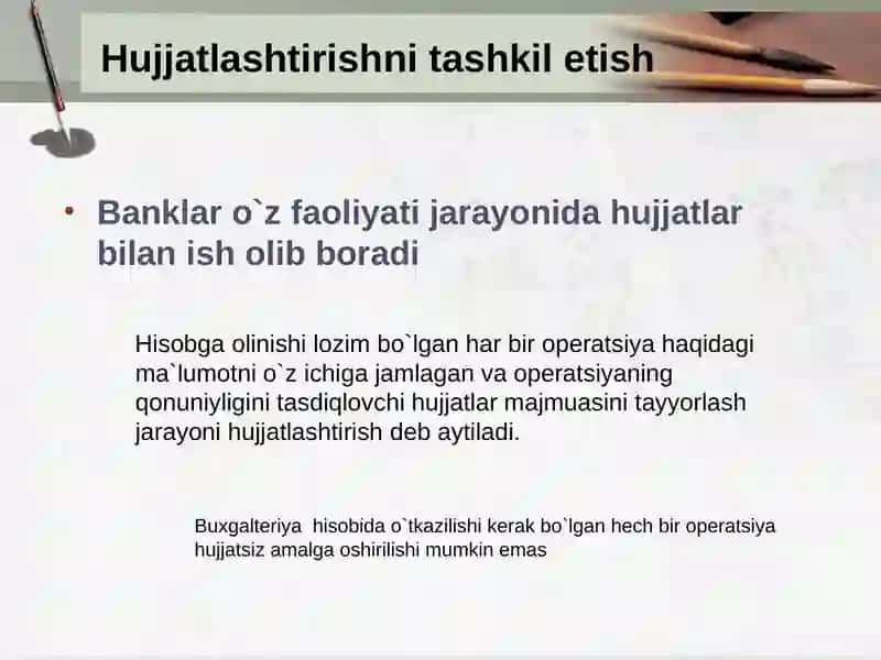 Hujjatlar aylanishi 3