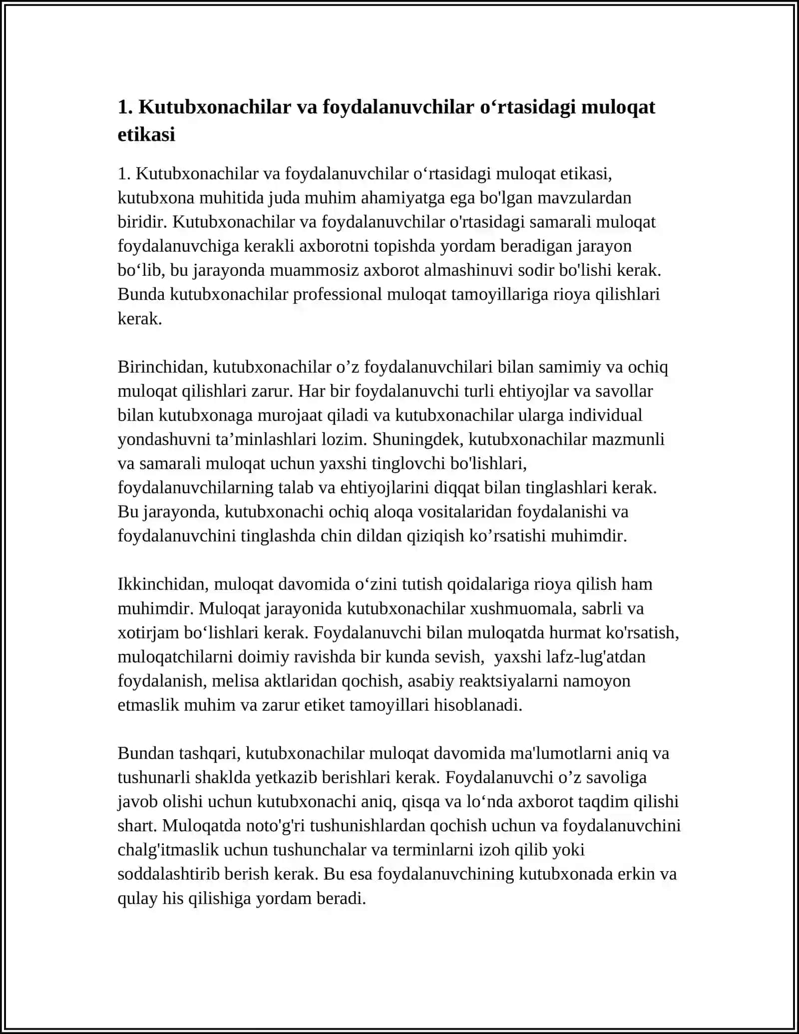 KUTUBXONALARDA MULOQAT ETIKASI 3