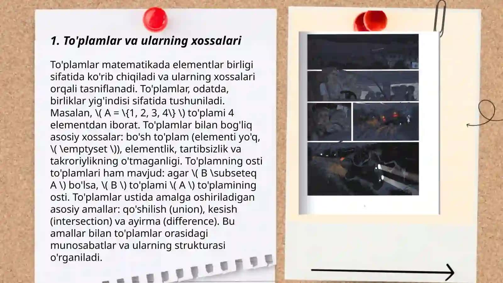 To'plamlar va ularning xossalar 3