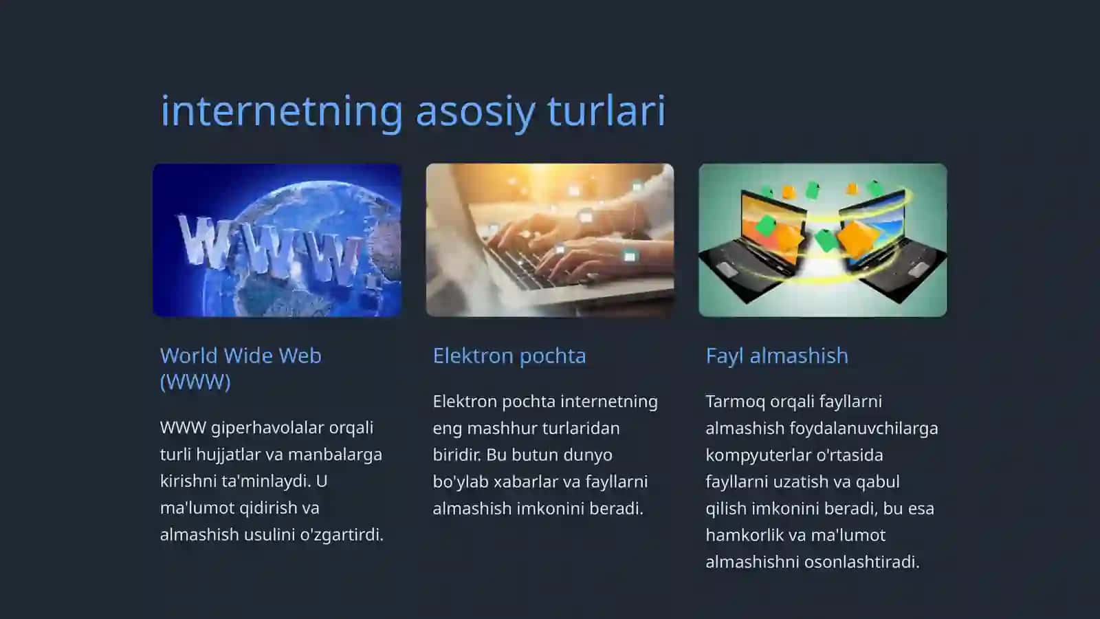 Internet va uning turlari 3