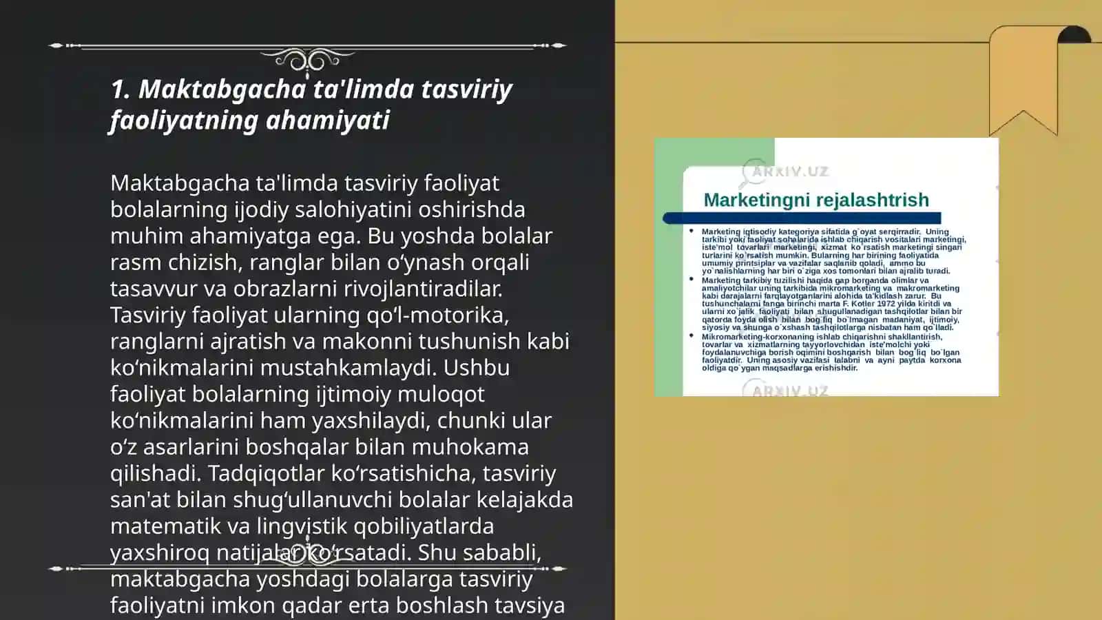 Maktabgacha talim tashkilotlarida tasviriy faoliyat mashgʻulotlarini tashkil etish va uyushtirish 3