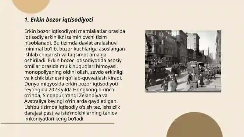 Erkin bozor iqtisodiyoti 3