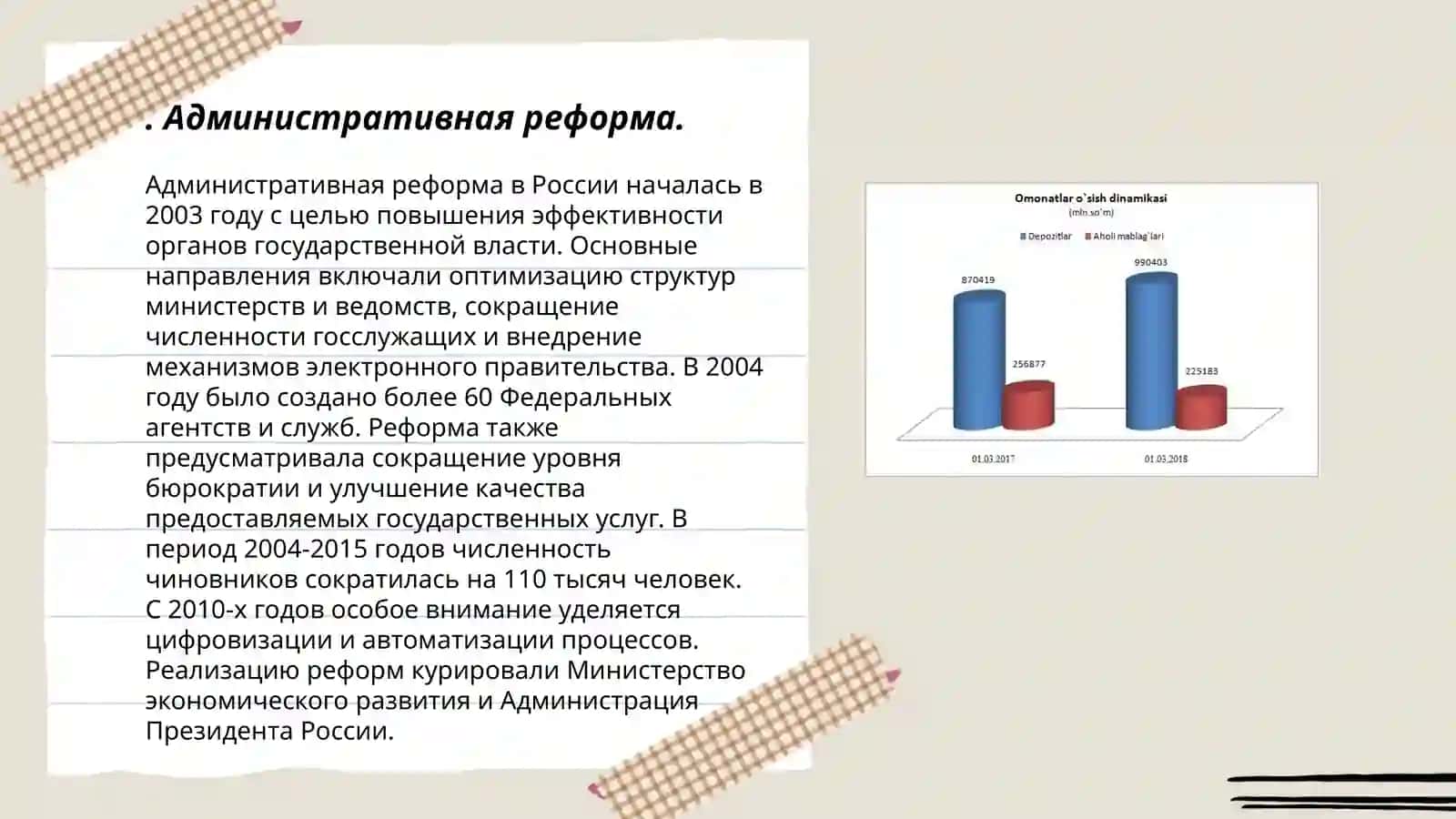 Реформы в системы государственного управления за годы независимости 3