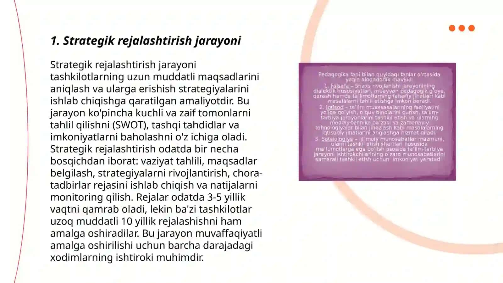 Strategik boshqaruv jarayonida maqsad va vazifalar 3