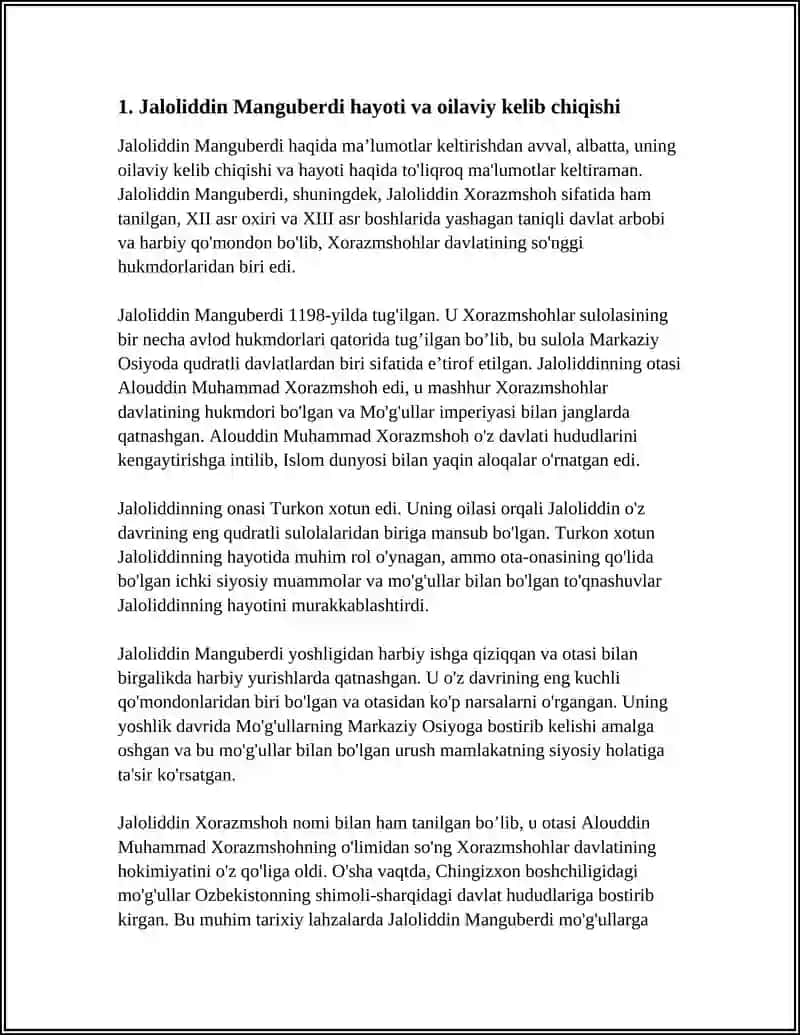 JALOLIDDIN MANGUBERDI VATAN HIMOYACHISI 3