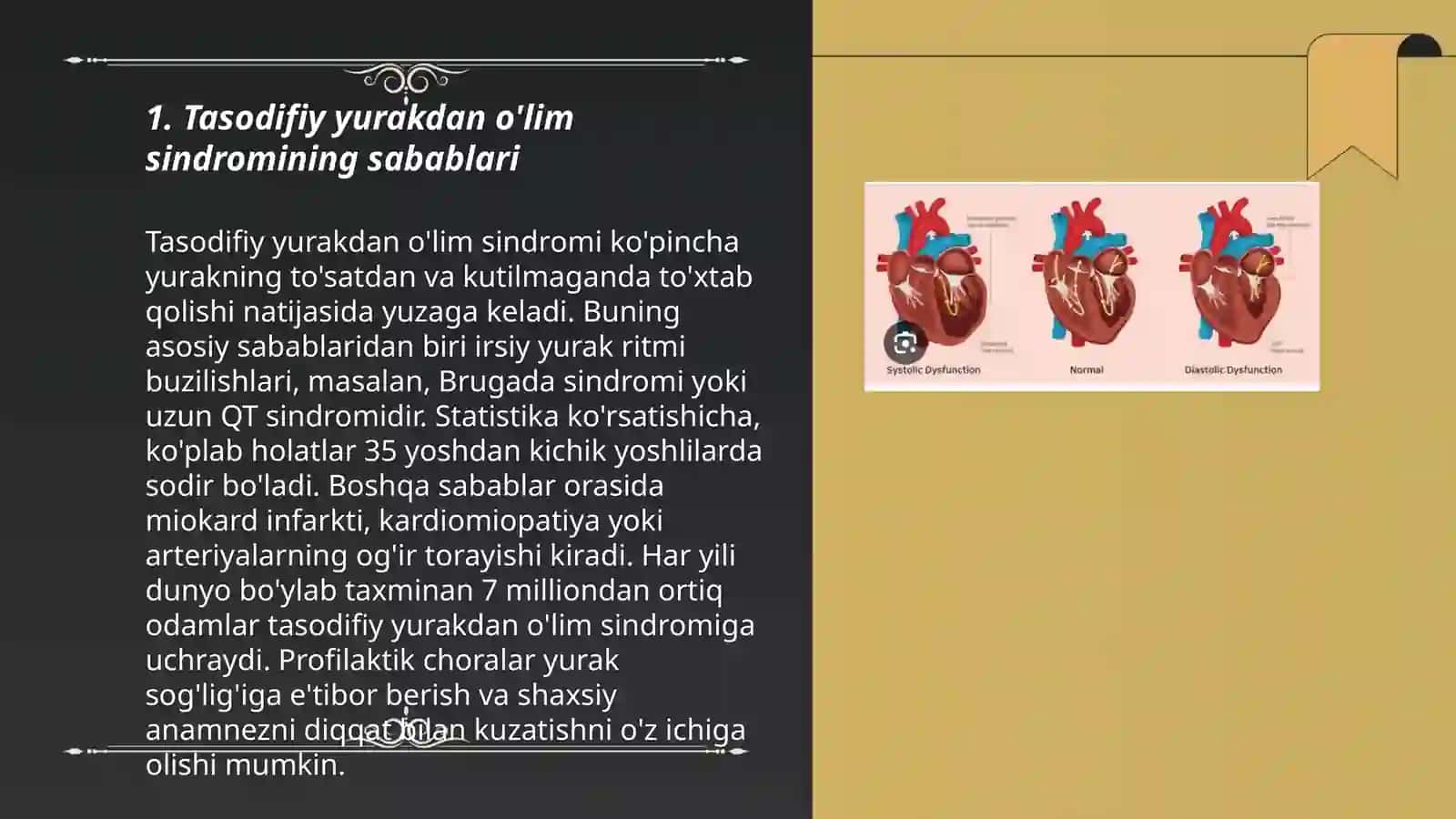 Tasodifiy yurakdan o'lim sindromi 3