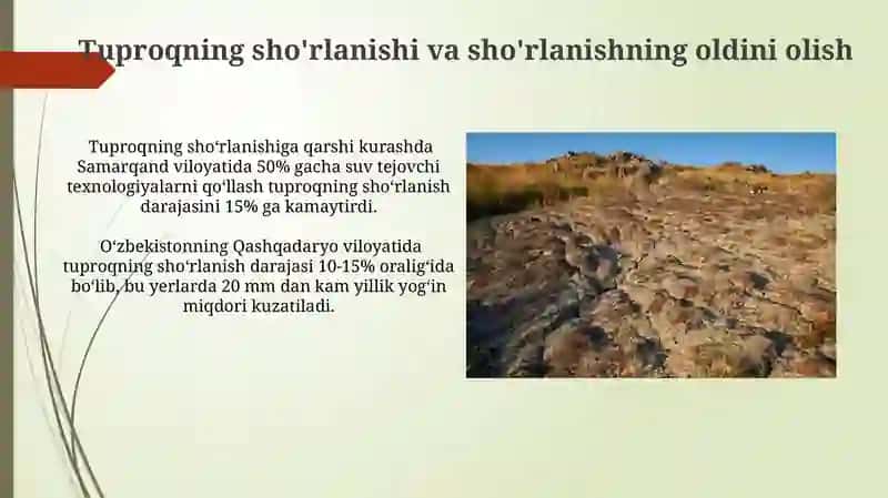Sug'oriladigan va oqova tuproqlarning xususiyatlari 3