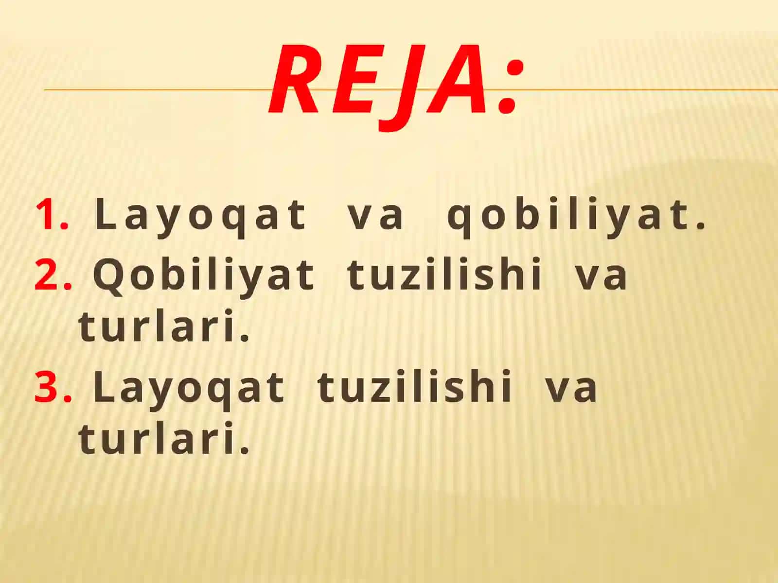 Layoqat va Qobiliyat 3