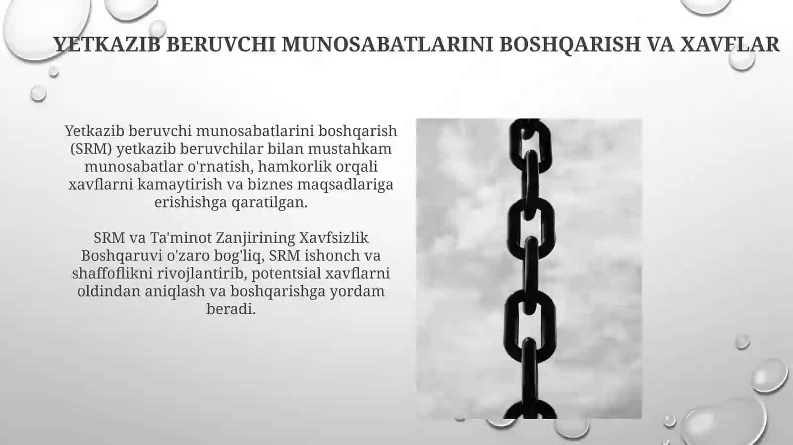 Yetkazib beruvchi munosabatlarini boshqarish va xavflar 3