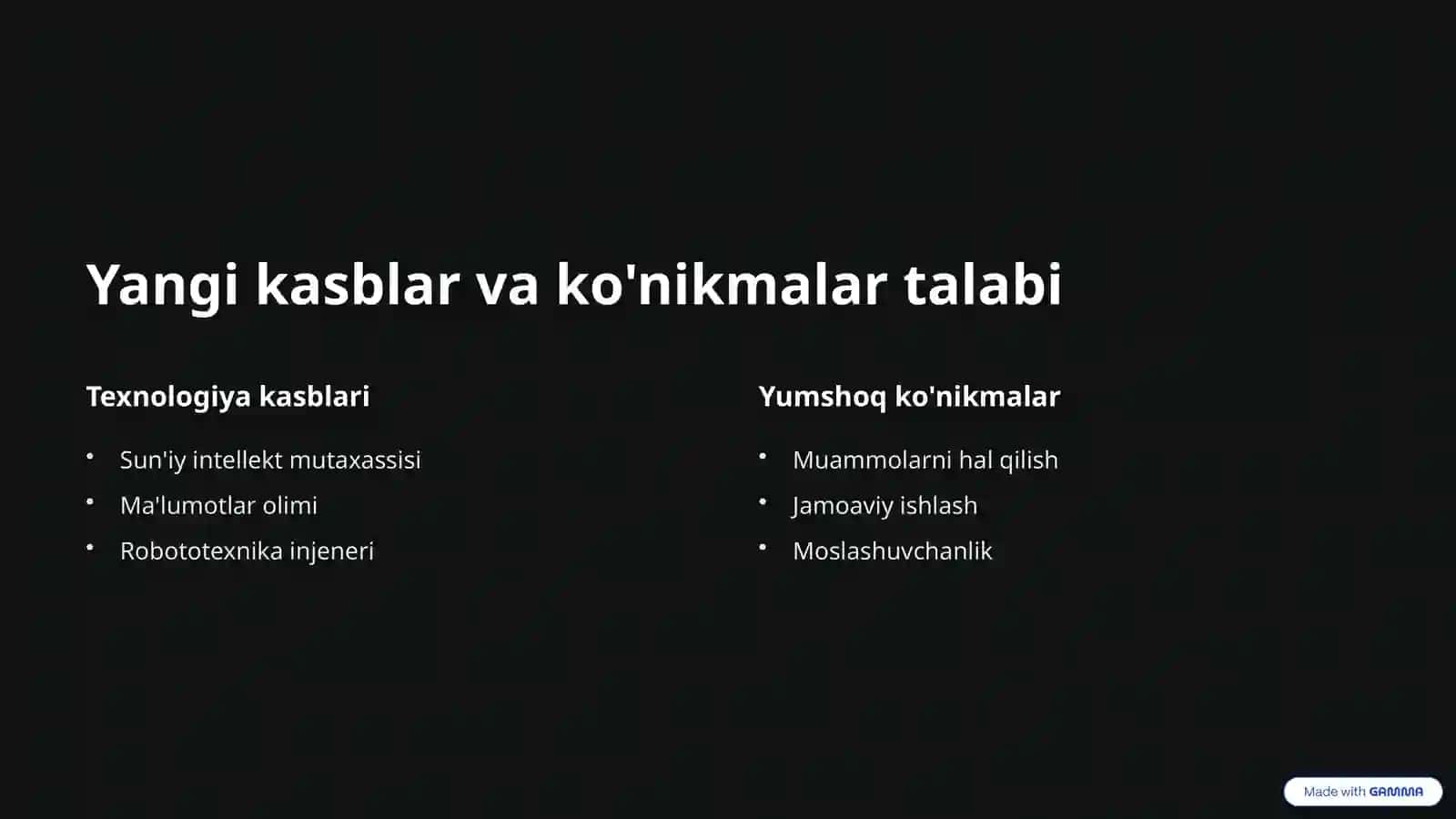 Yaqin Kelajakda Mehnat Bozorining Rivojlanishi 3